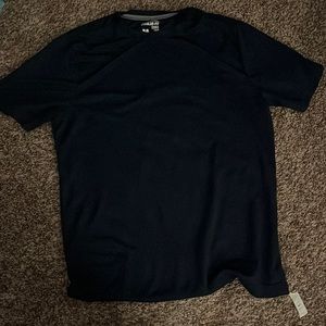 men’s navy dry fit shirt